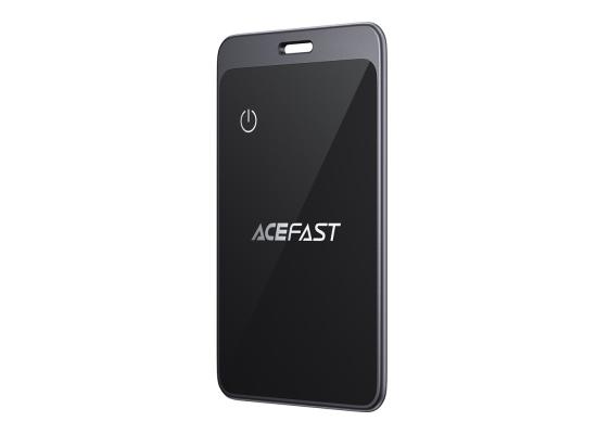 ACEFAST S3 Metal Card Shaped Tag Smart Finder Ultra-Thin Bluetooth-compatible Tracker for iOS - Black